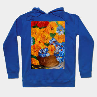 Fun and bold bright sunflowers Hoodie